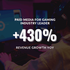 Case Study Image: Paid media for gaming industry leader