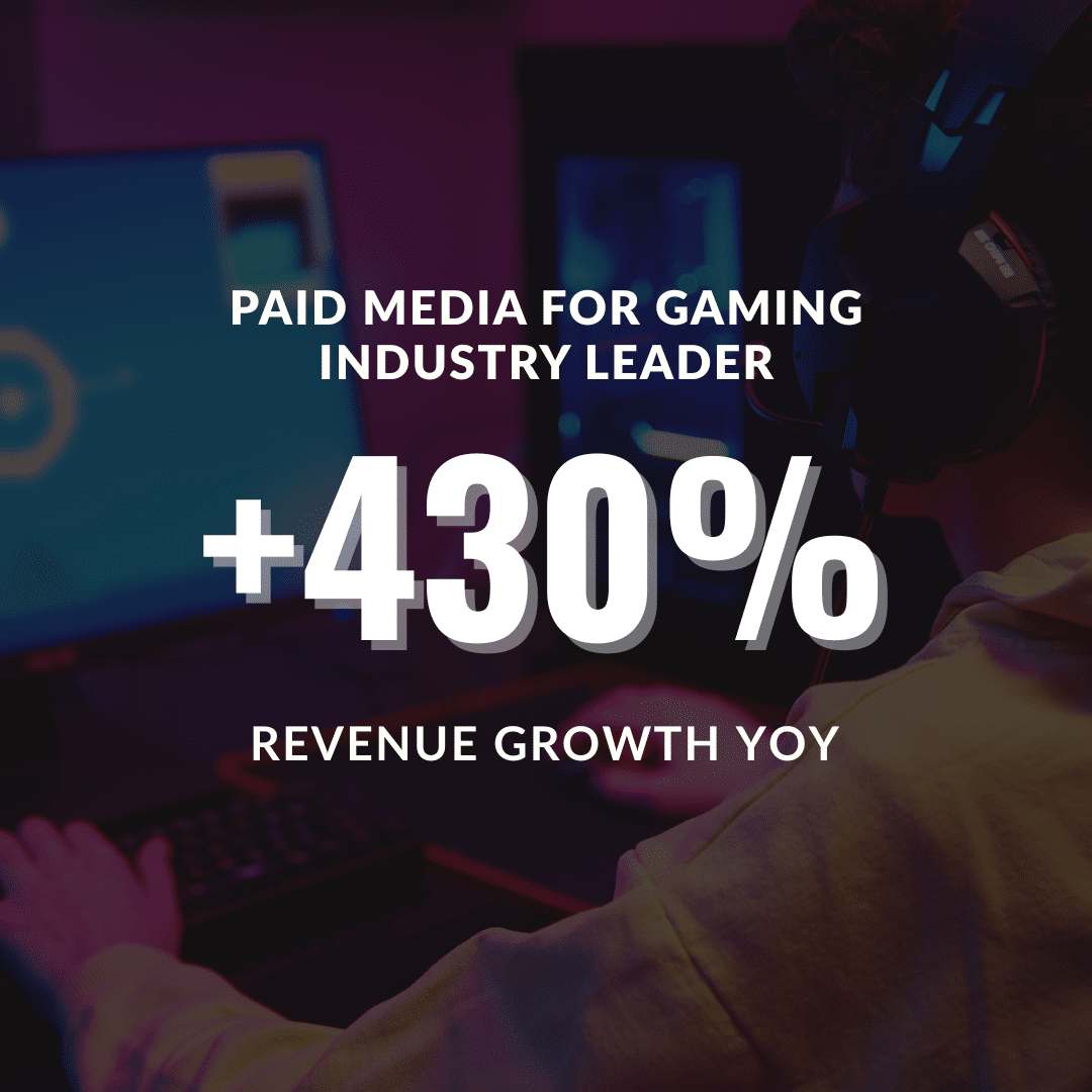 Case Study Image: Paid media for gaming industry leader