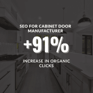 Case Study Image: SEO for cabinet door manufacturer