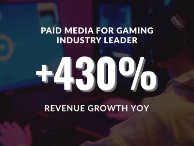 Case Study Image: Paid media for gaming industry leader